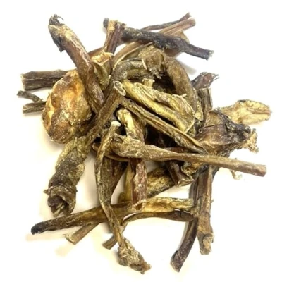 Image of Mixed Bulls Pizzles x 1kg (mainly 5&quot;) Premium Natural Dog Treats Chews Bully Sticks