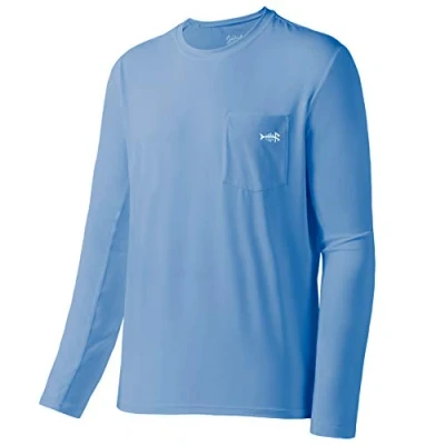 Image of Bassdash Men’s UPF 50+ Performance Long Sleeve T Shirt UV Sun Protection Fishing Hiking Sports Shirts