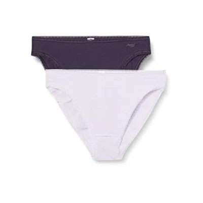 Image of sloggi Women&#039;s GO Brazil C2P Underwear, Pink Light Combination, XS (Pack of 2)
