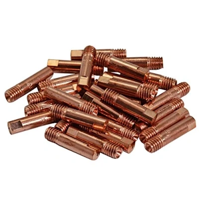Image of RIVERWELD 15AK MB15 MAG/MIG Welding Torch Contact Tip Φ0.9 M6x25mm,50PK