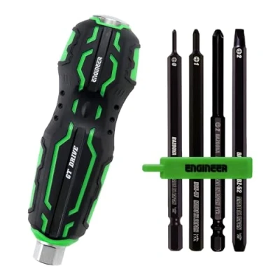 Image of Rapid Screw Extractor/Remover kit for Damaged Phillips Screws. ENGINEER DZ 76