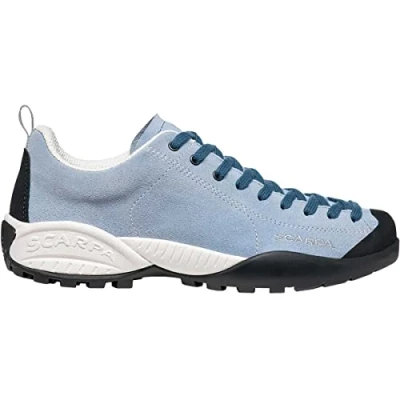 Image of Scarpa Mojito Hiking shoes, Women&#039;s, Size: 6.75, Air blue Suede