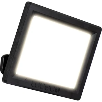 Image of Luceco Essence Multi Position Floodlight, 50 Watts, 4000K Colour Temperature, IP65 Rated, Black