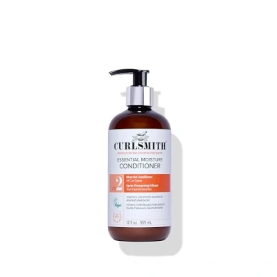 Image of Curlsmith Essential Moisture Conditioner, Lightweight Frizz Control for Wavy, Curly and Coily Hair, Vegan (355ml)