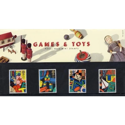 Image of 1989 Games and Toys Presentation Pack No. 199