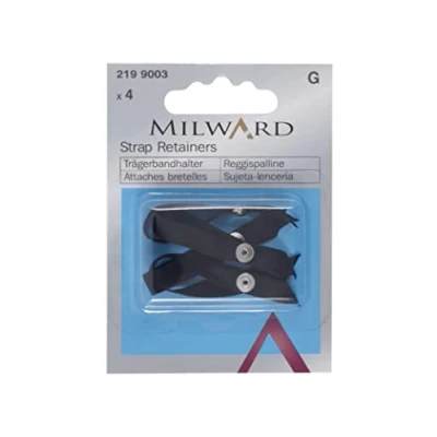 Image of Millward Bra Strap Retainers, Black, One Size