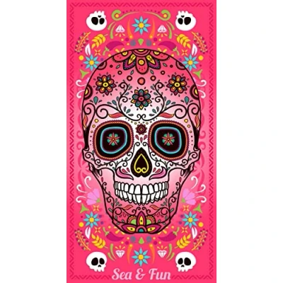 Image of Miracle Home. Microfiber Pumpkin Towel, 100% Polyester, 95 X 175 cm Pink. 11807