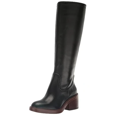 Image of Vince Camuto Women&#039;s Vuliann Knee High Wide Calf Boot Fashion, Black, 5 UK