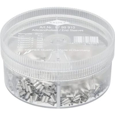 Image of Knipex Assortment Boxes with non insulated wire ferrules 97 99 910