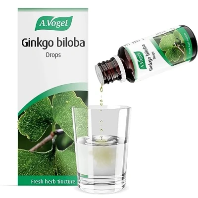 Image of A.Vogel Ginkgo Biloba Drops Food Supplement Extract from Fresh Leaves Vegan 50ml