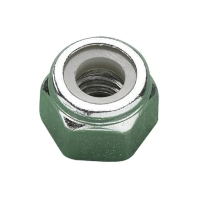 Image of METALMATE M12 DIN982 Type P Nylon Insert Nut Class 8 Zinc Plated Boxed (Pack of 1)