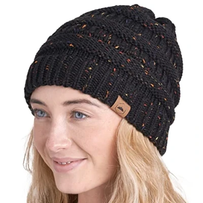 Image of Tough Headwear Womens Winter Hat Warm Chunky Cable Knit Beanies Beanie Hats for Women Cold Weather