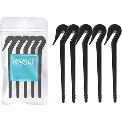 Image of HOYOLS Elastic Hair Bands Remover Tool, Rubber Cutter Accessories for Cutting Ties 5pcs (Black)