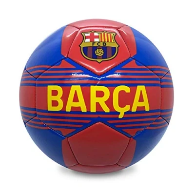 Image of FC Barcelona Football Size 4 Crest Blue OFFICIAL Gift