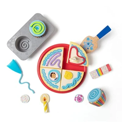 Image of Melissa &amp; Doug Blue&#039;s Clues You! Wooden Birthday Party Play Set
