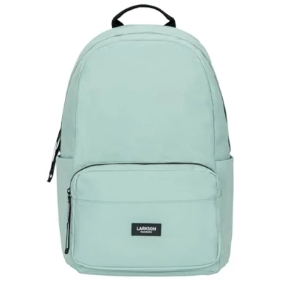 Image of LARKSON School Backpack Girls &amp; Boys Mint No 3 Rucksack for School, University Travel Laptop Compartment 16 inch Water Repellant