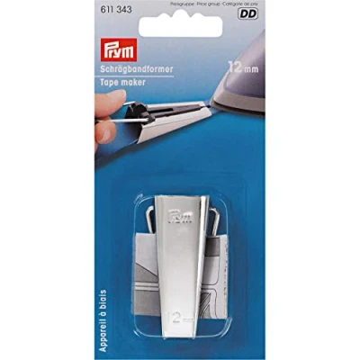 Image of Prym Tape Maker for Bias Binding, Silver, 12 mm