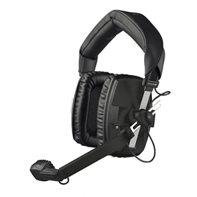 Image of beyerdynamic DT 109 200 50 Black Closed Headset with Dynamic Hypercardioid Microphone, Ohms,