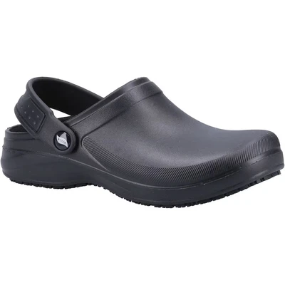 Image of Skechers Men&#039;s Riverbound SRC Clog, Black, 12 UK