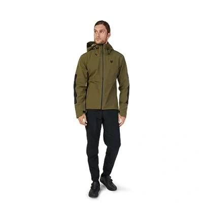 Image of Fox Racing Men&#039;s Defend 3L Water Jacket [OLV Green] Outerwear, L