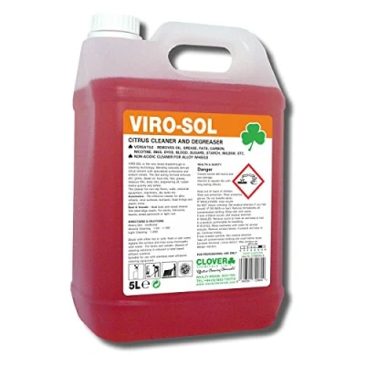 Image of Clover Chemicals 326 Viro Sol Citrus Based Cleaner/Degreaser, 5 L, Pack of 1