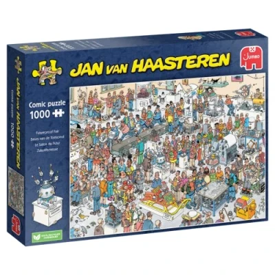 Image of Jumbo, Jan van Haasteren Futureproof Fair, Jigsaw Puzzles for Adults, 1000 Piece
