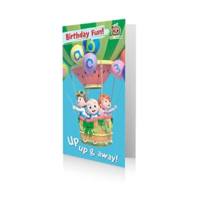 Image of Danilo Promotions Limited CoComelon Birthday Card, Fun,Multi,9 x 5 inch