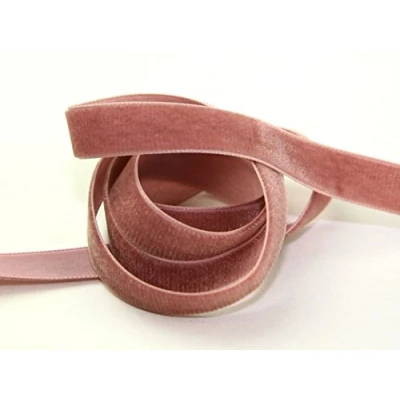 Image of Berisfords 36mm Velvet Ribbon Mini roll 5m 9623 Dusty Rose per 5 metre