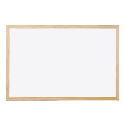 Image of Q Connect Wooden Frame Whiteboard 900x600mm