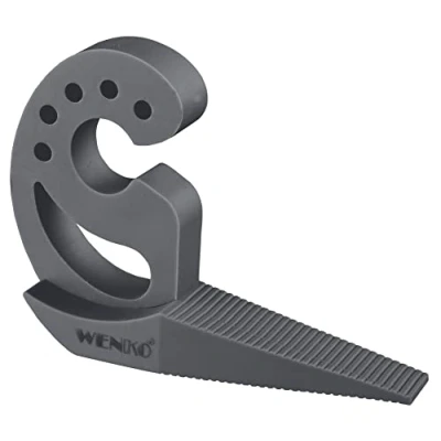 Image of WENKO Door Window Stopper, Charcoal, 11,8 x 7,7 2,5 cm