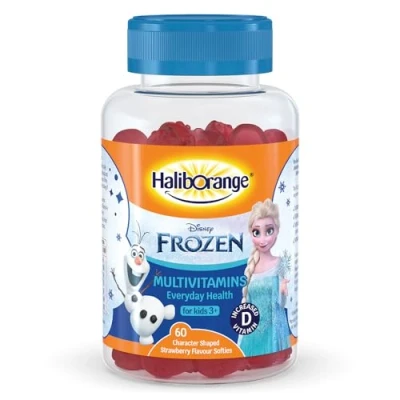 Image of Haliborange Disney Frozen Multivitamins 60 Strawberry Softies