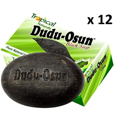 Image of Dudu Osun Tropical Pure Natural African Black Soap Pack of 12