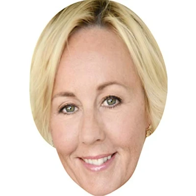 Image of FoxyPrinting Shirley Wham Celebrity Cardboard Party Face Mask Fancy Dress