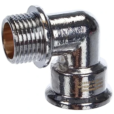Image of CORNAT TEC386101 Angle Brass Chrome 1/2 IT and ET, Klein