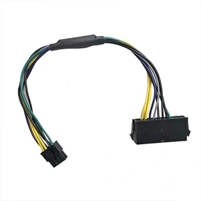 Image of Gintai Power Supply Adapter Cable Replacement for Dell Optiplex 3020 7020 9020 24 pin to 8 18AWG ATX 30CM