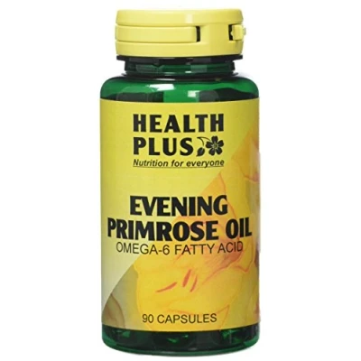 Image of Health Plus Evening Primrose Oil 500mg Omega 6 Supplement 90 Capsules