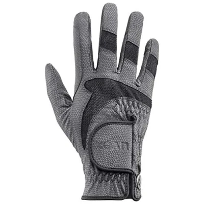 Image of uvex i Performance 2 Flexible Riding Gloves for Men and Women Durable Breathable Material Anthracite Black 7