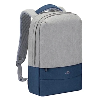 Image of RIVACASE 7562 Laptop Backpack 15.6&quot; USB Charging Port Anti Theft Protection Water Repellent Notebook Daypack for Business College School Men and Women