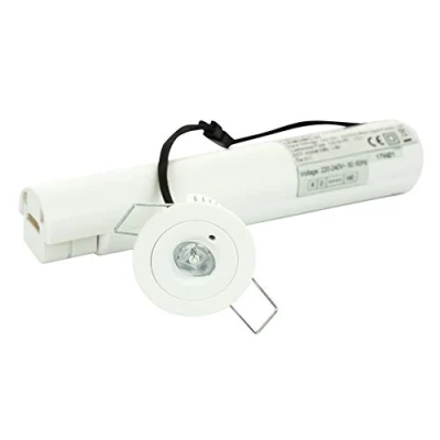 Image of Luceco Tempus Recessed Emergency Downlight 1W, Open Area Optic