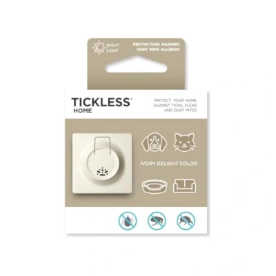 Image of Tickless Home Ultrasonic Plug in Tick Flea and Dust Mite Repellent for Ivory Delight