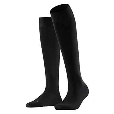 Image of 1 Pair Black Medium Leg Vitalizer Compression Socks Ladies 4 5 Falke