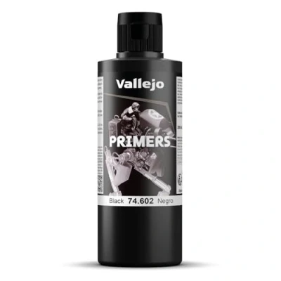 Image of Vallejo Model Color 200 ml Polyurethane Primer Black