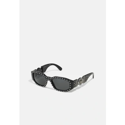 Image of Versace Biggie Unisex Sunglasses, Size: 53, Black