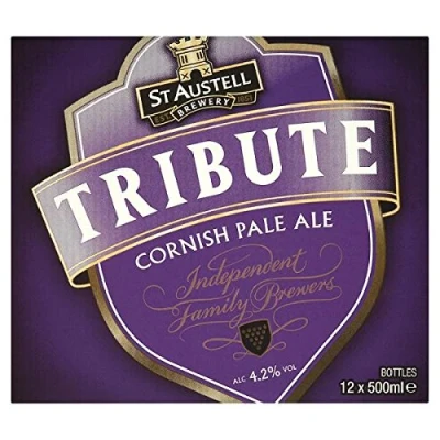 Image of St. Austell Tribute Cornish Pale Ale (8 x 500ml Bottles)