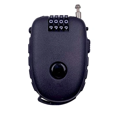 Image of Bosvision Cable Combination Padlock, Ski Lock, Stroller 90cm / 2.4mm (Diameter) Steel Retractable