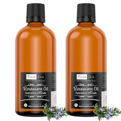 Image of Freshskin Beauty LTD Rosemary Essential Oil 200ml (2 x 100ml) 100% Pure &amp; Natural Oils