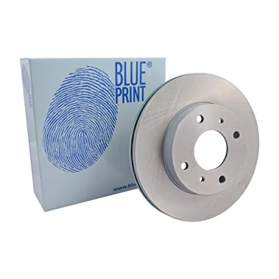 Image of 402064M405, 4020671E00, 4020671E02, 4020693J00, 4020693J01 Brake disc BLUE PRINT ADN14341 Front Axle 256mm 22mm 4 Hole 114mm internally vented Coated
