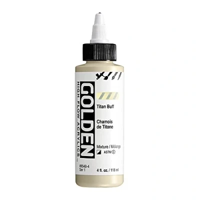 Image of Golden 0008548 4 High Flow Acrylic Titan Buff 4oz.