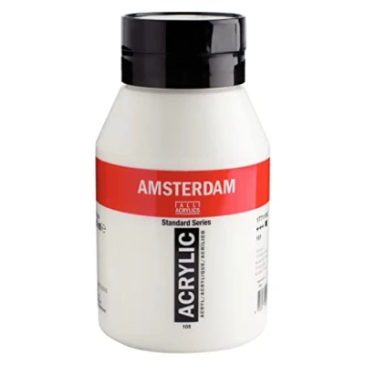 Image of Amsterdam Acrylic 1LTR Paint Titanium white