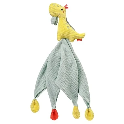 Image of Fehn Baby Toy Dino Comforter Blanket for Newborns Sleeping Aid Cuddly Dummy Cloth Babies and Toddlers from 0+ Months